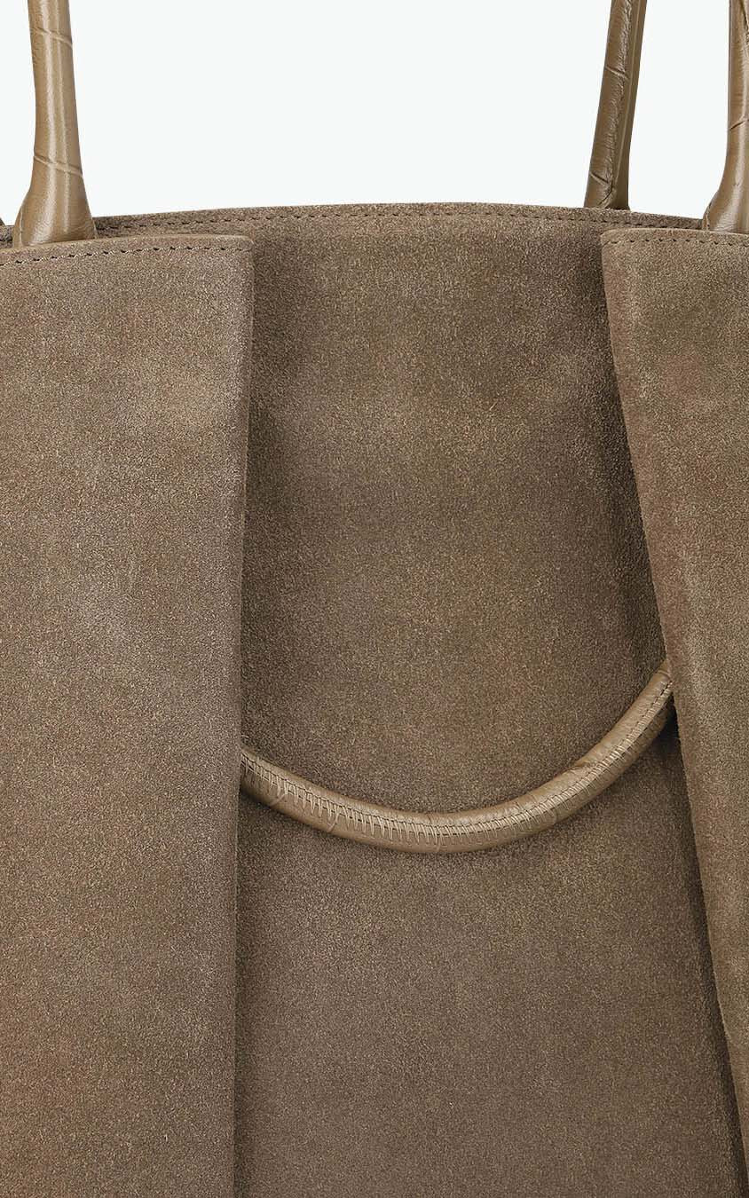 Taupe Schoudertas image