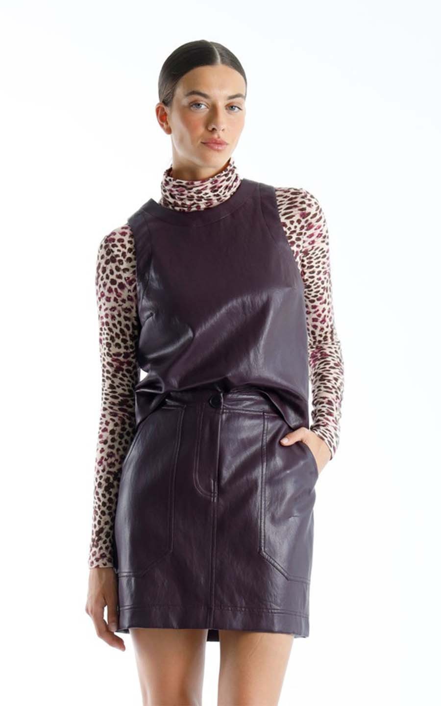 Aubergine Top