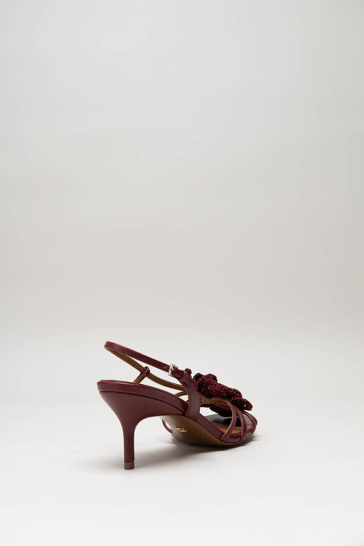 Bordeaux Sandaal hak image