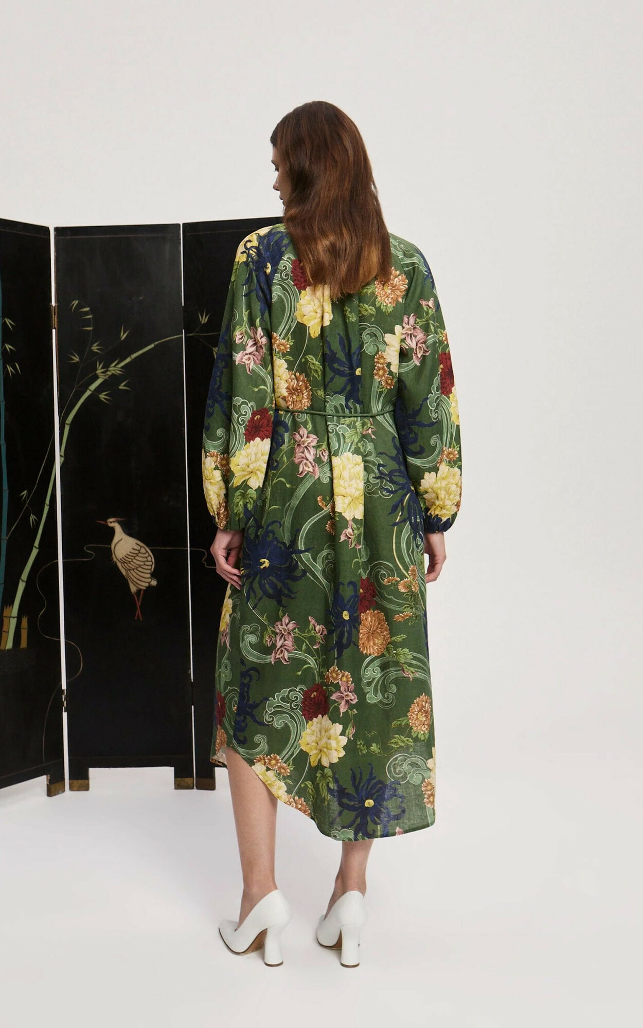 Multi groen Jurk