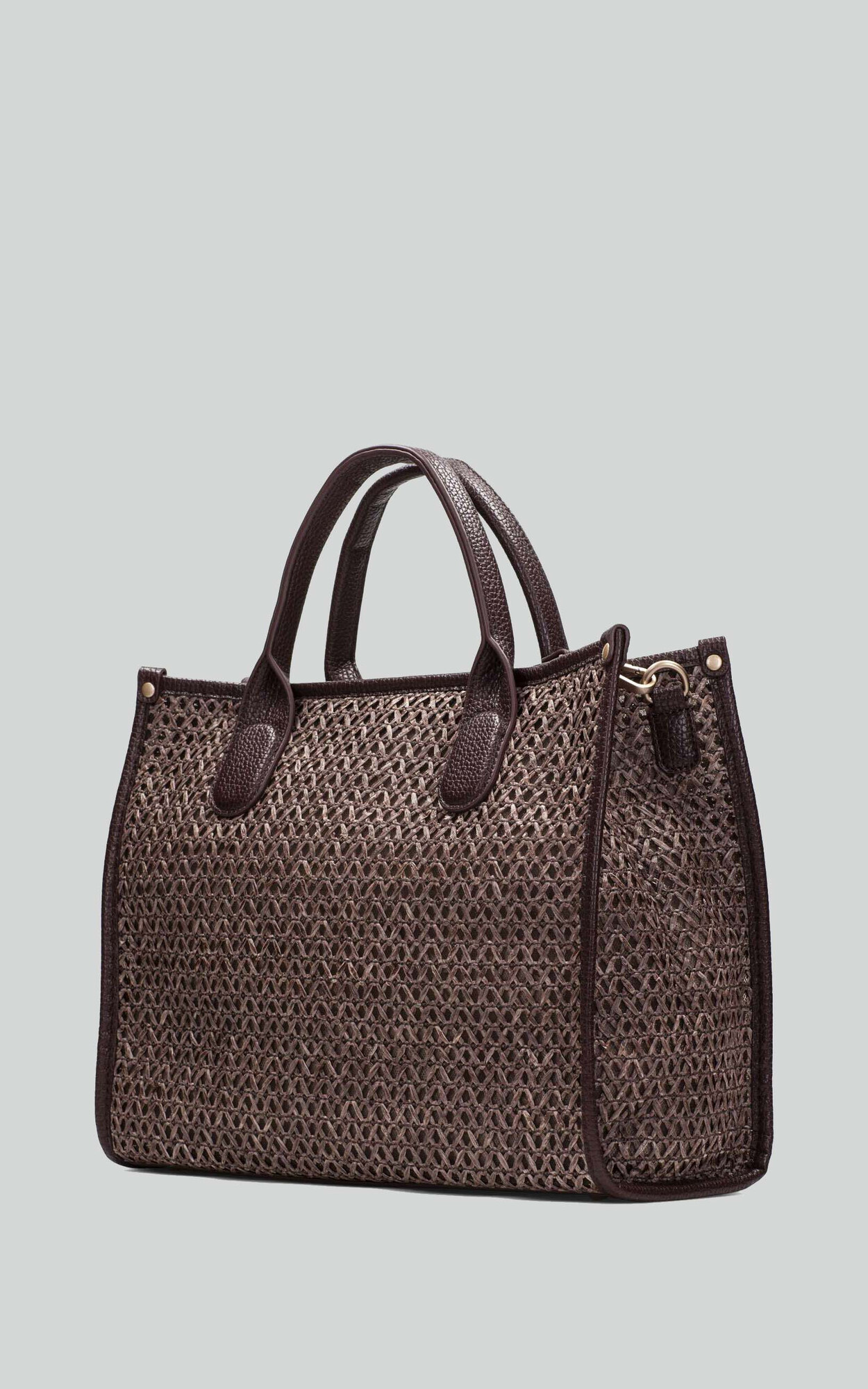 Donkerbruin Handtas image