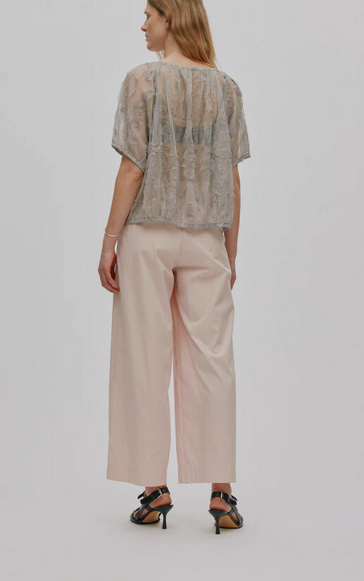 Lichtgrijs Blouse