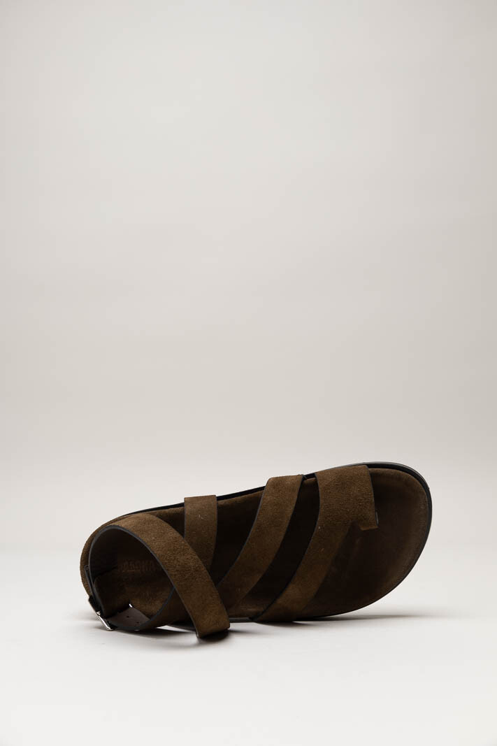 Bruin Sandaal plat image