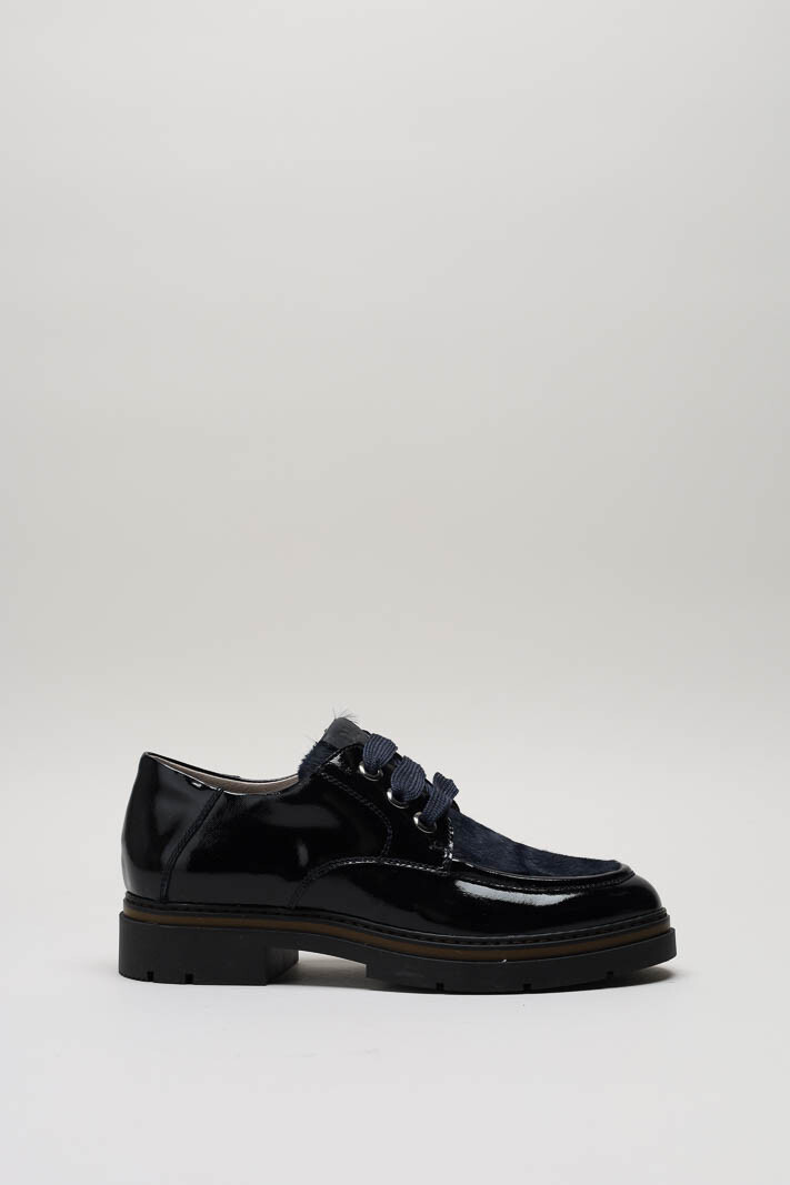 Donkerblauw Veterschoen