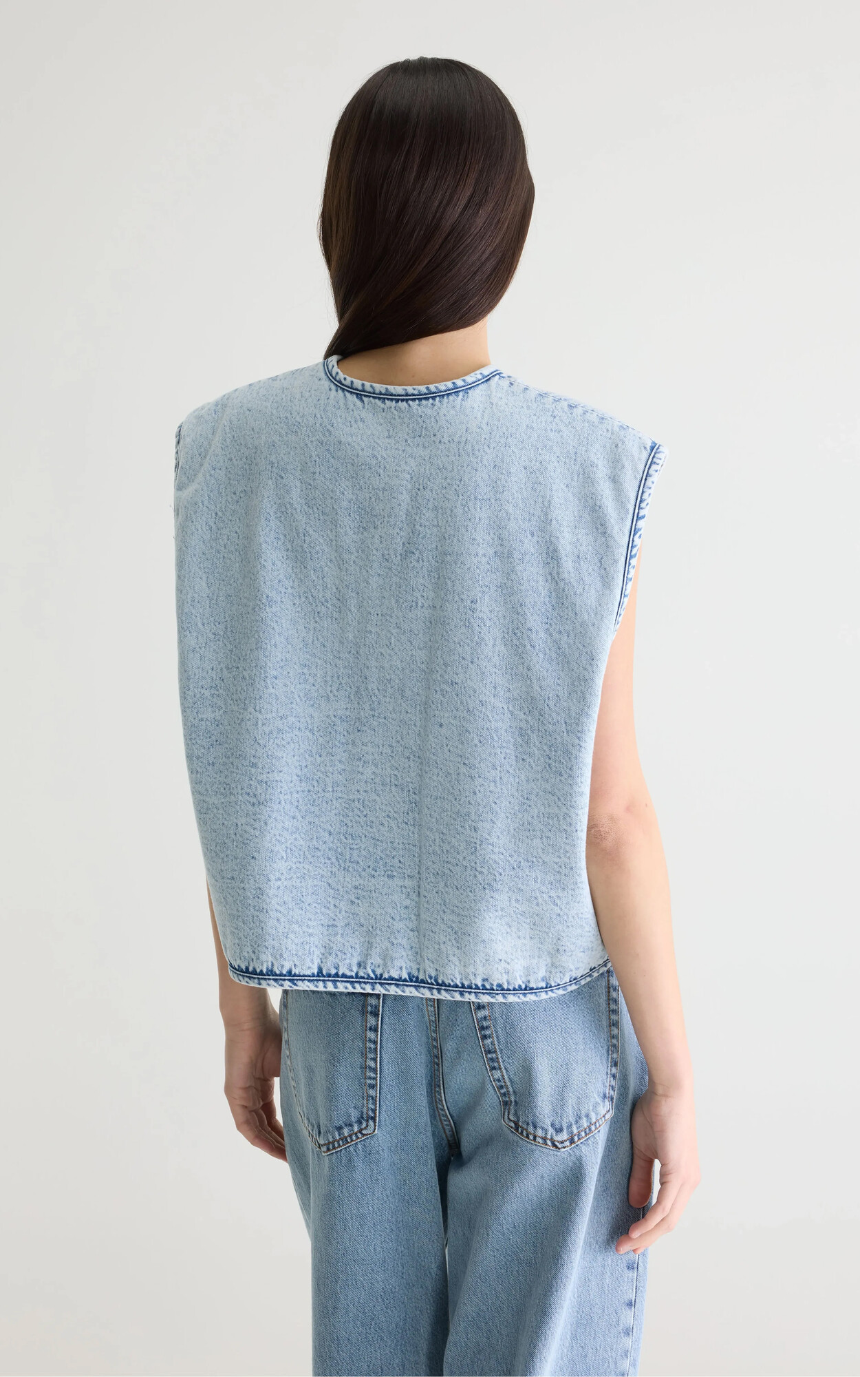 Blauw Gilet image