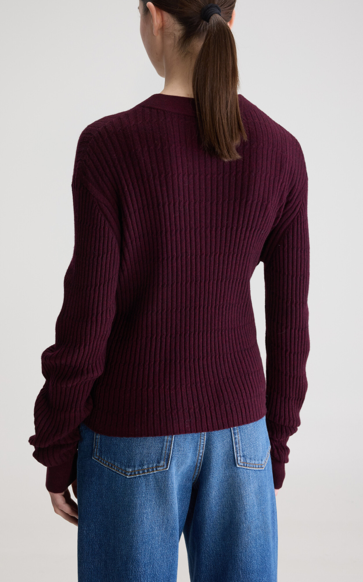 Aubergine Trui