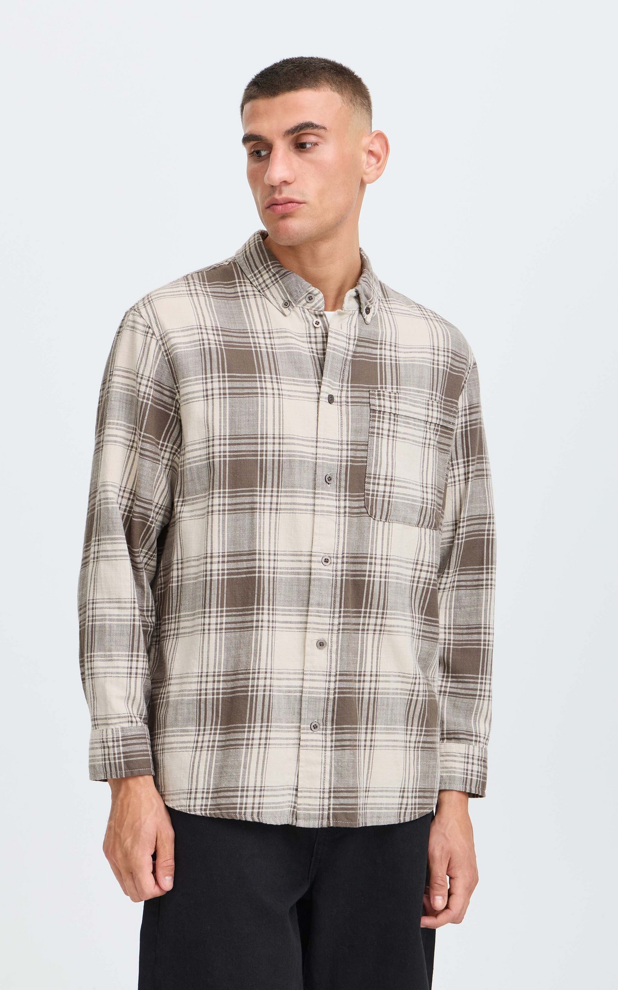 Beige Hemd