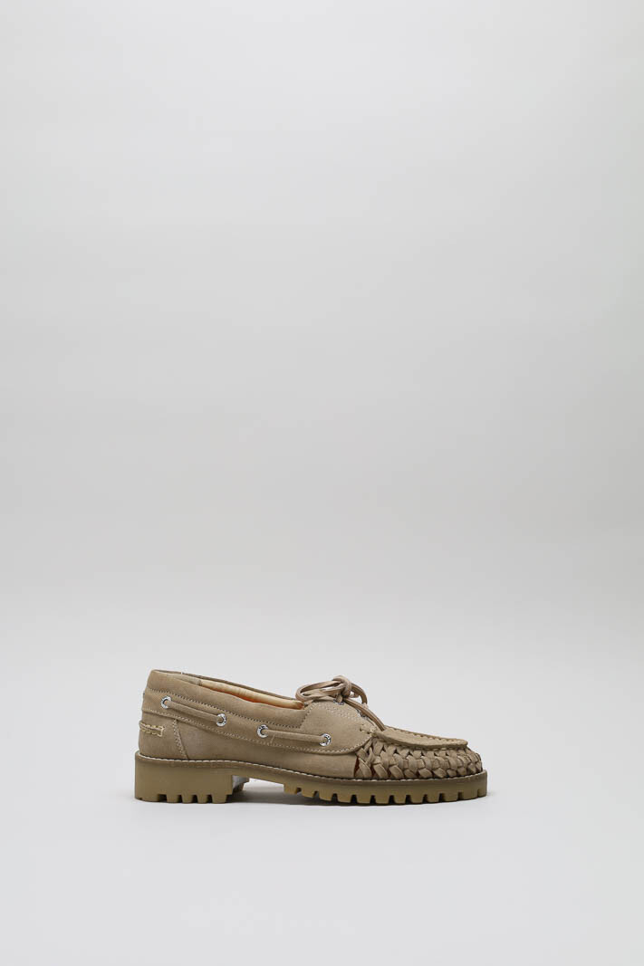 Taupe Bootschoen