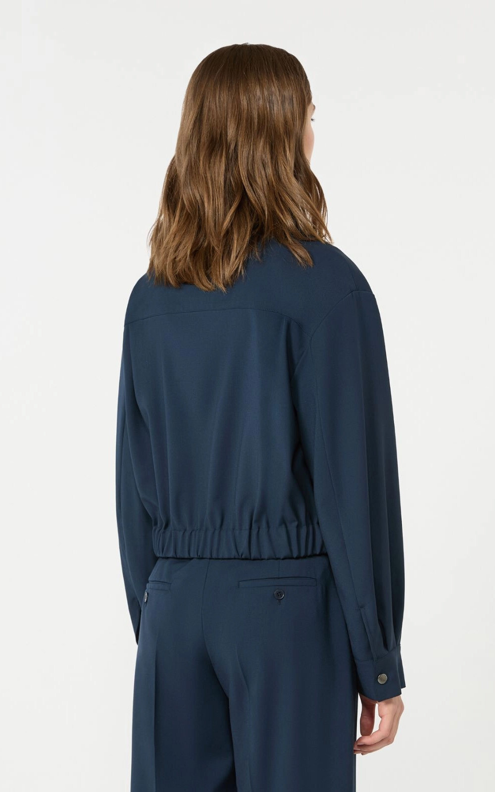Marineblauw Jas