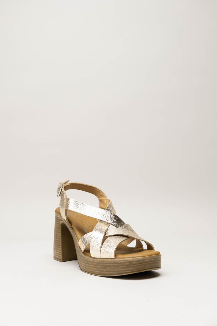 Goud Sandaal hak