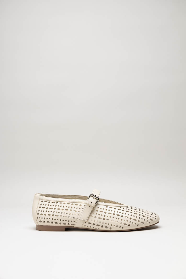 Lichtbeige Ballerina