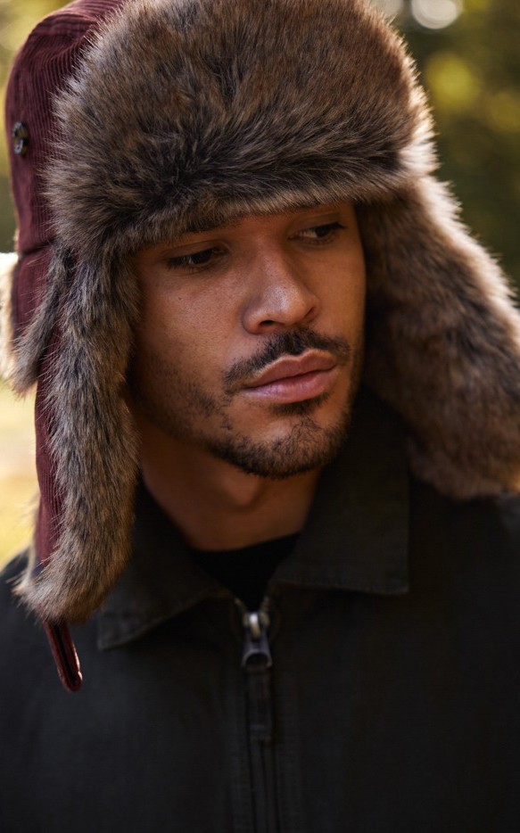 Roestbruin Hoed/pet/muts