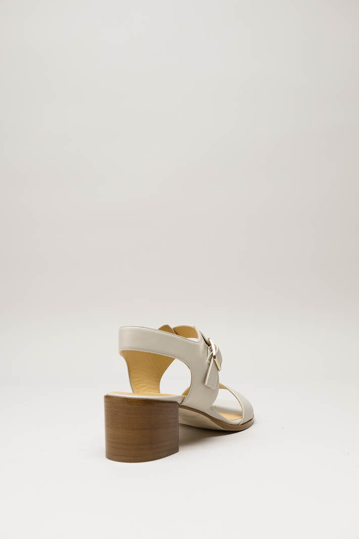 Lichtgrijs Sandaal hak image