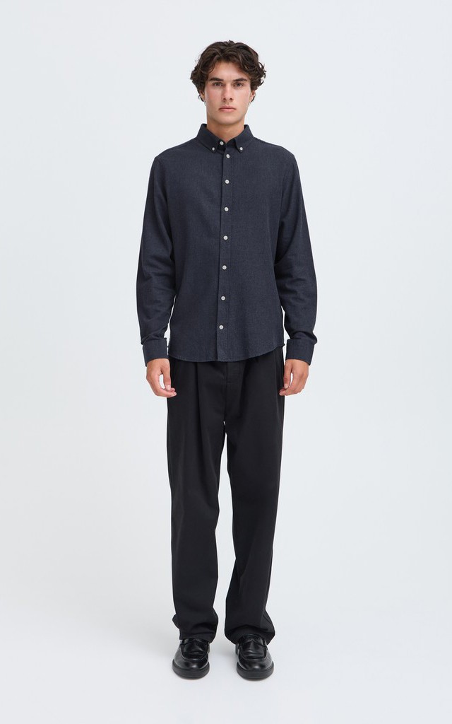 Donkerblauw Hemd
