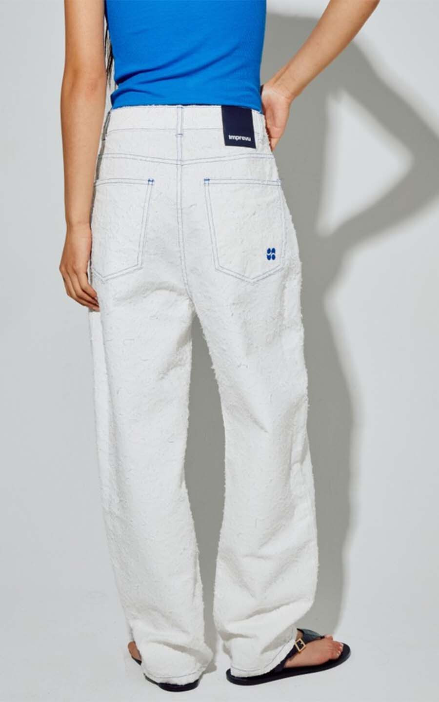 Wit Jeansbroek image