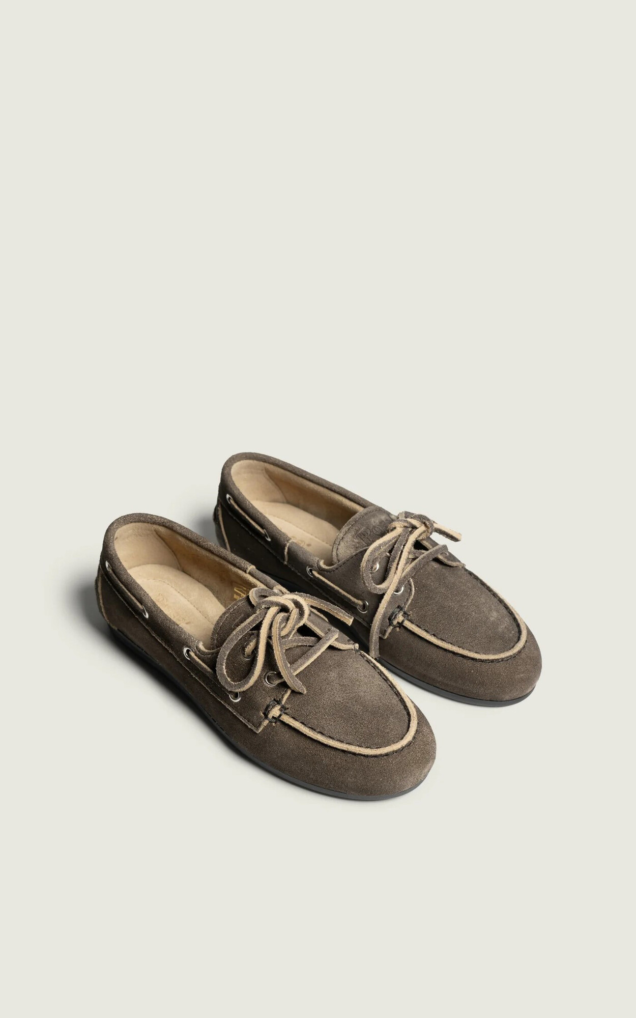 Taupe Bootschoen image