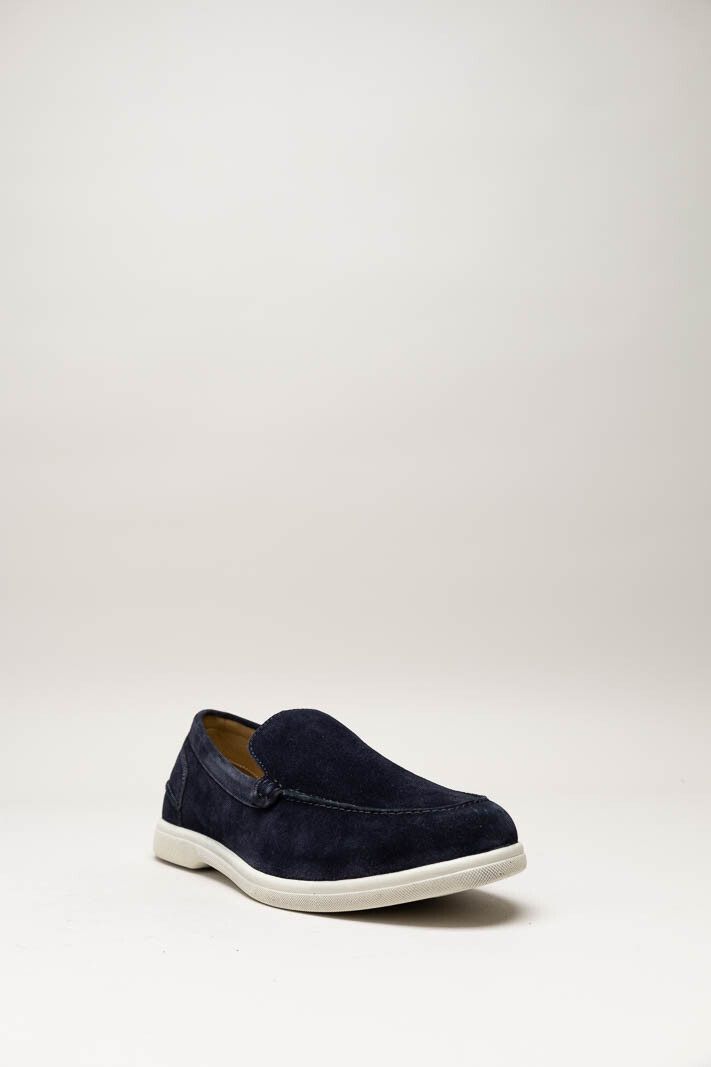 Donkerblauw Mocassin