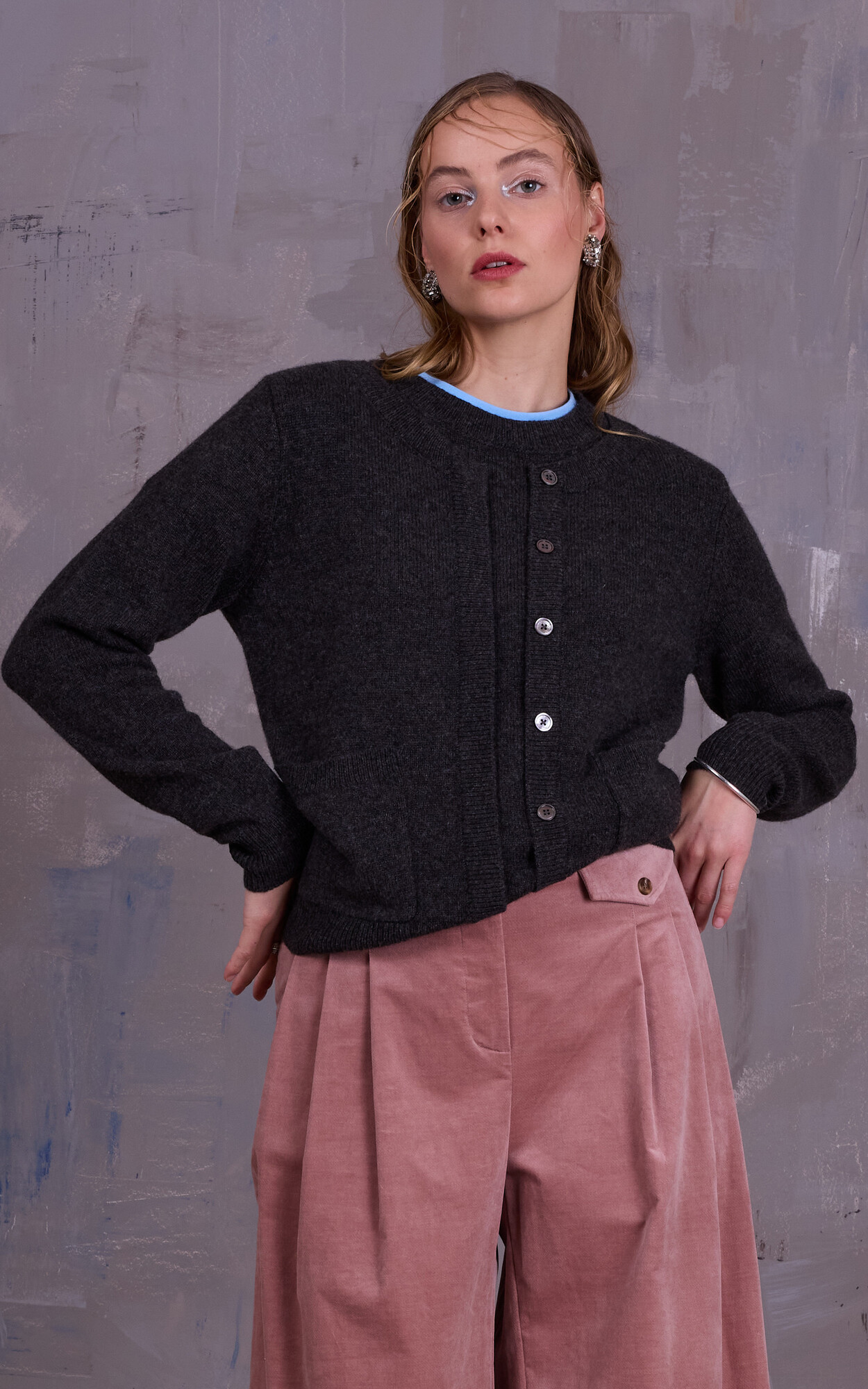Grijs Sweater/trui