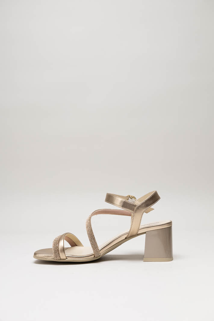 Rosegoud Sandaal plat image
