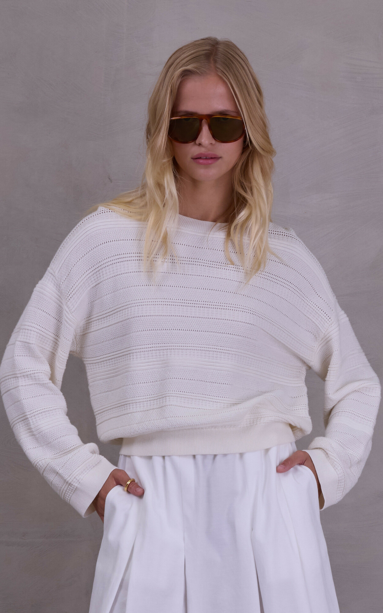 Ecru Sweater/trui
