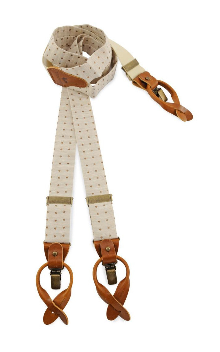 Beige Bretellen
