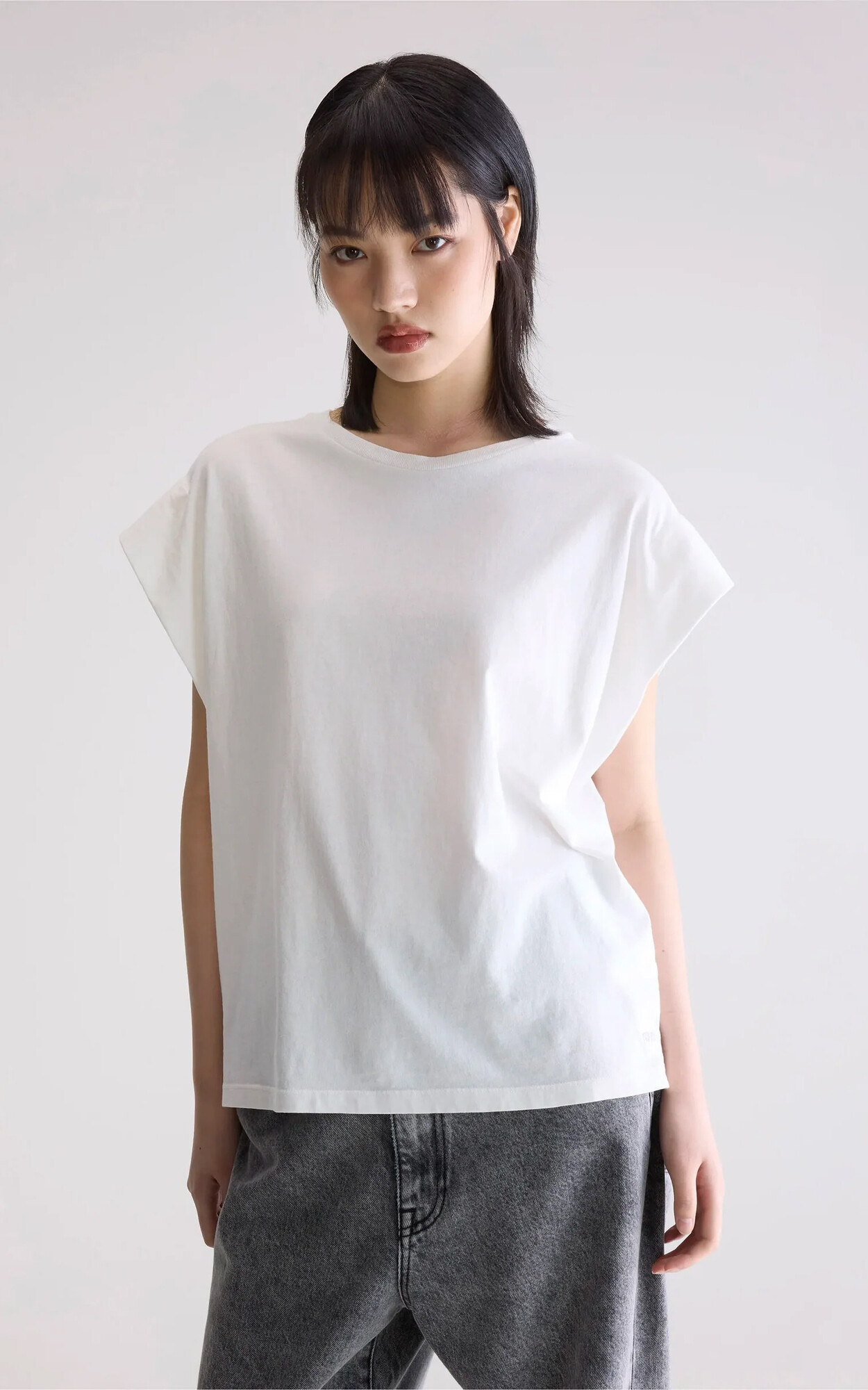 Gebroken wit T-shirt/top