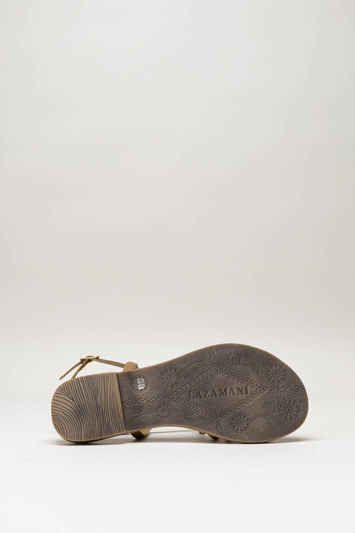 Bruin Sandaal plat image