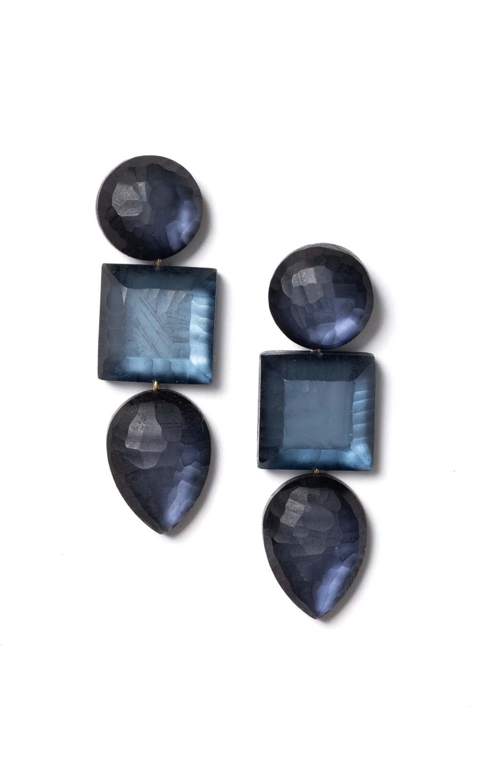 Blauw Oorbellen