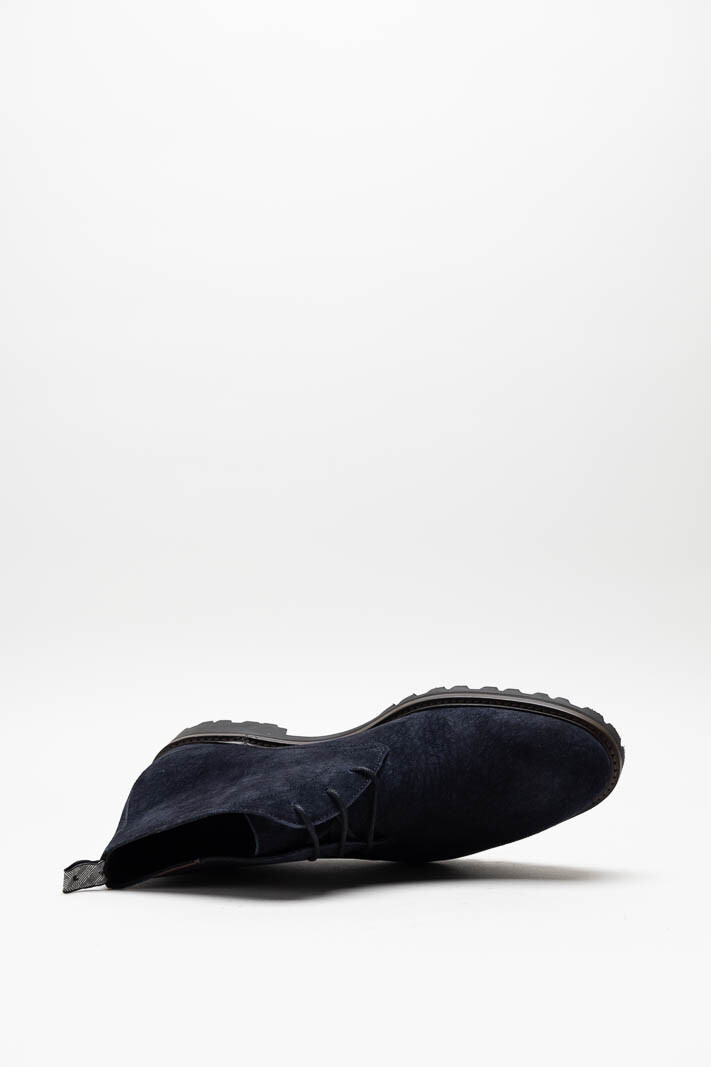zoom in on Donkerblauw Veterschoen hoog image Donkerblauw Veterschoen hoog image