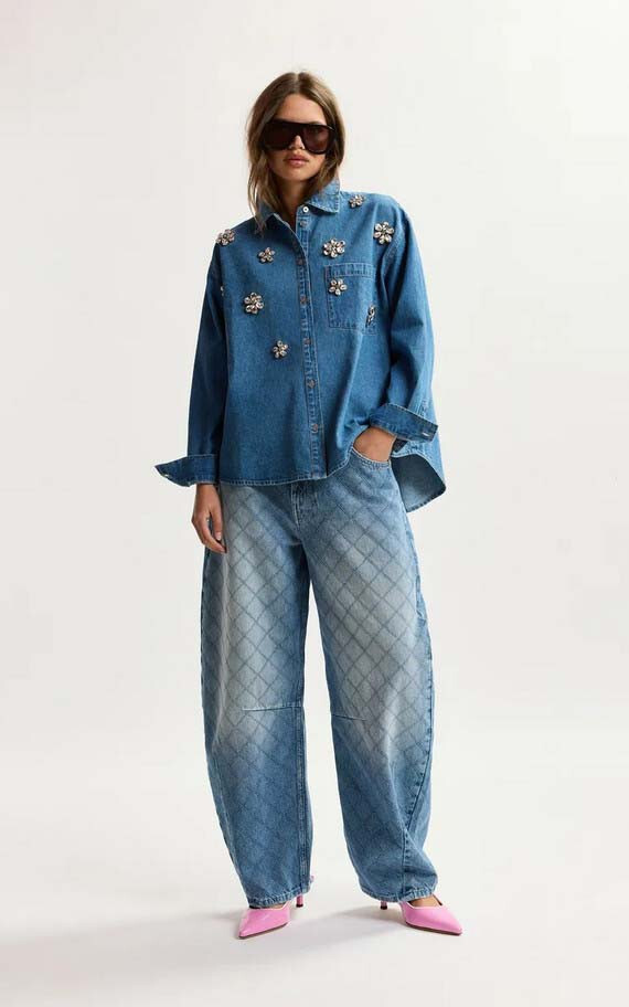 Blauw Jeansbroek