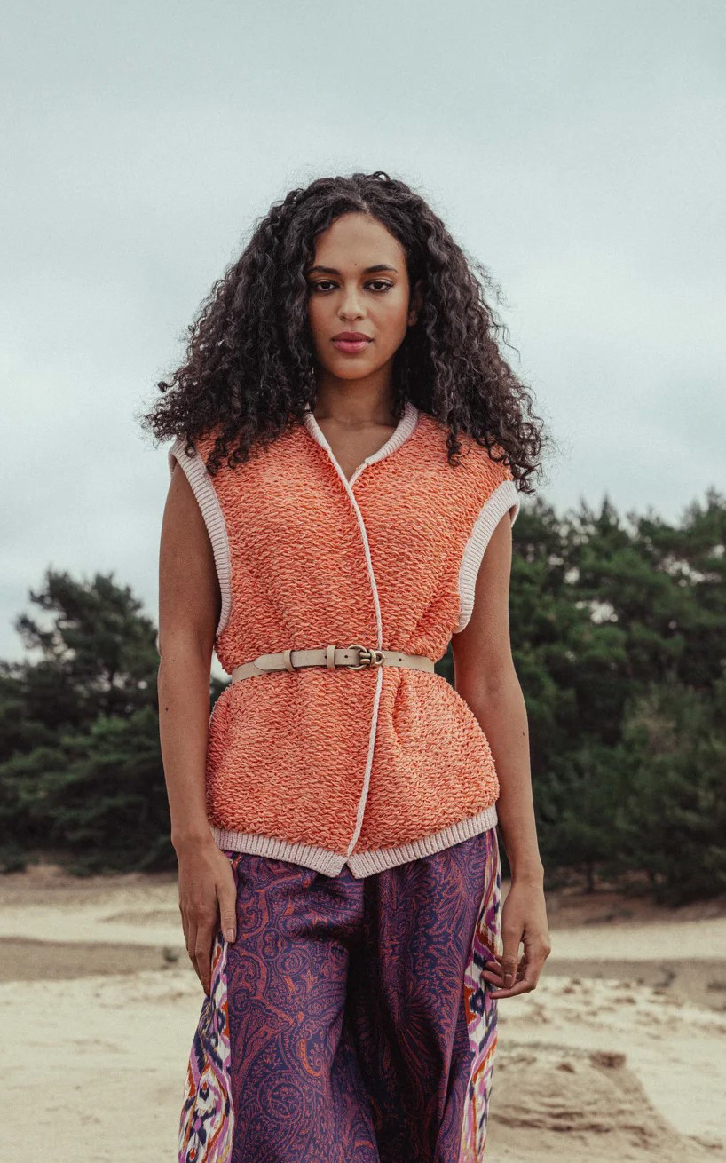 Oranje Vest mouwloos