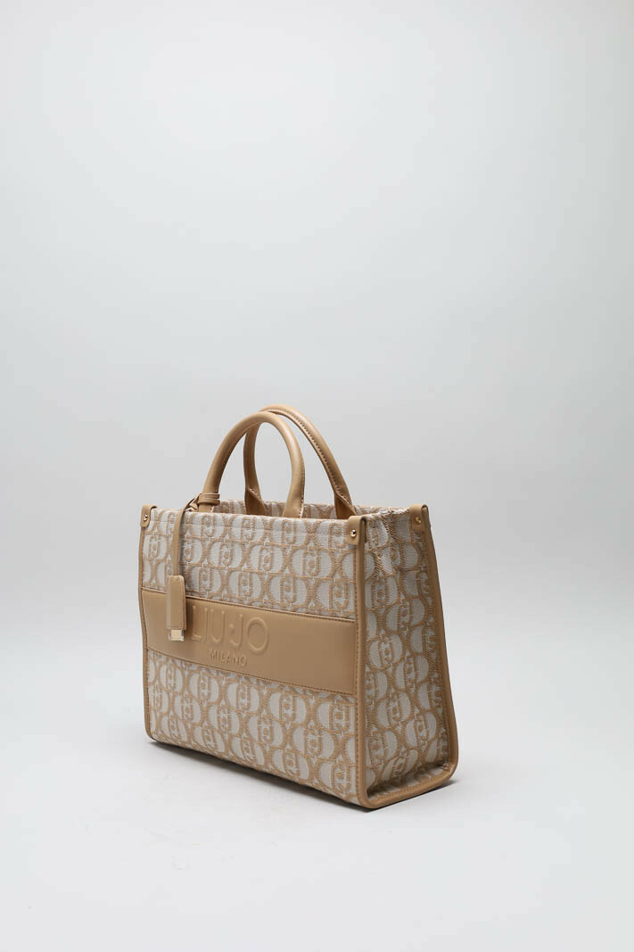 Beige Schoudertas