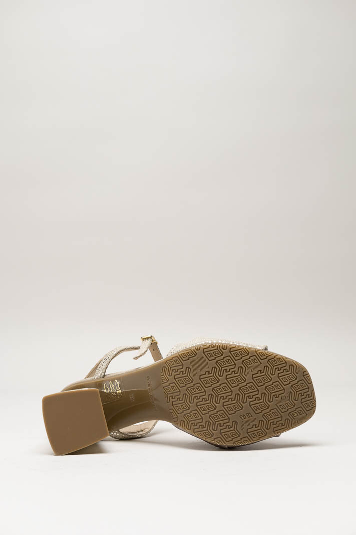 Goud Sandaal hak image