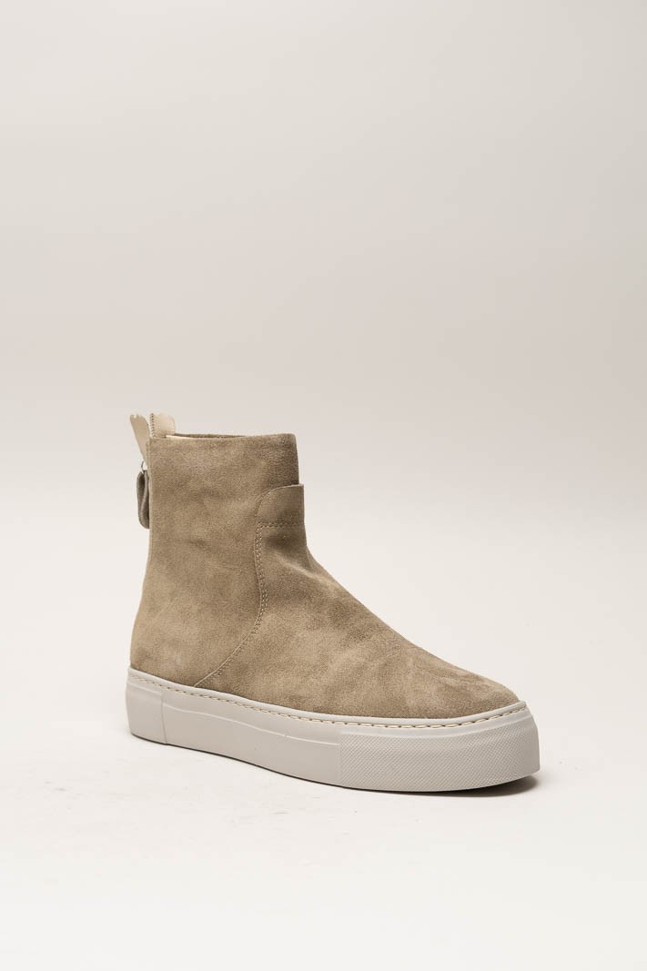 Taupe Enkellaars plat image