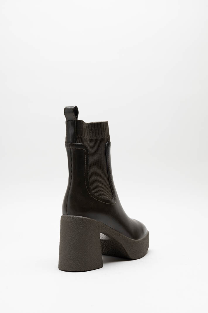 Kaki Enkellaars plat image