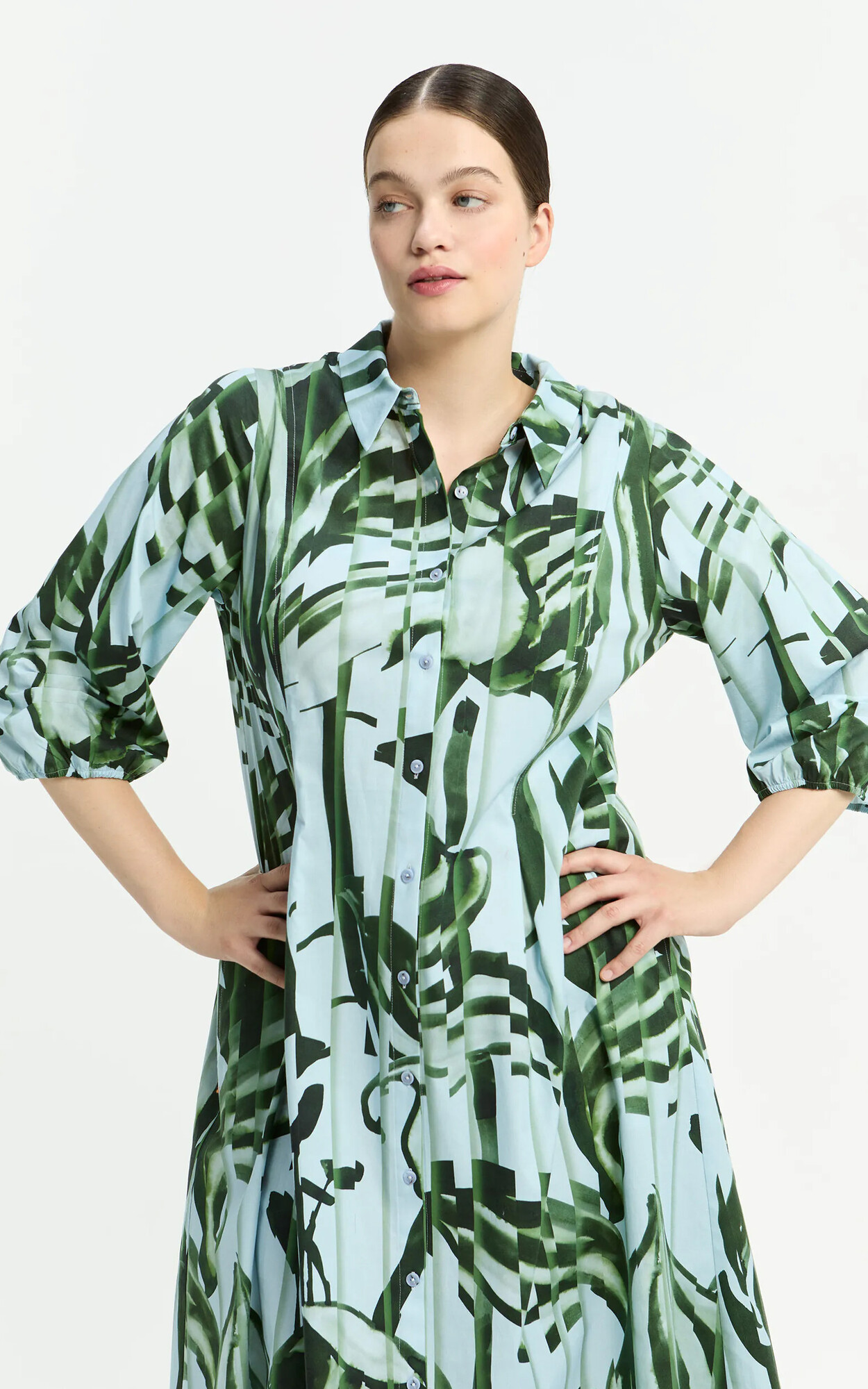 Lichtblauw Jurk image