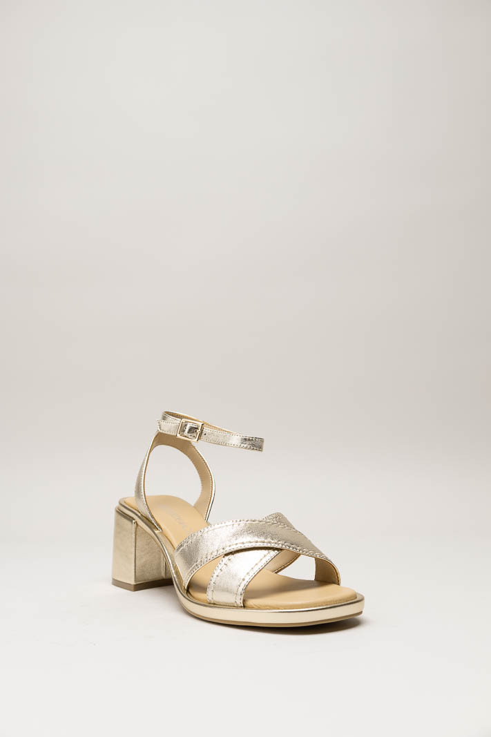 Goud Sandaal hak