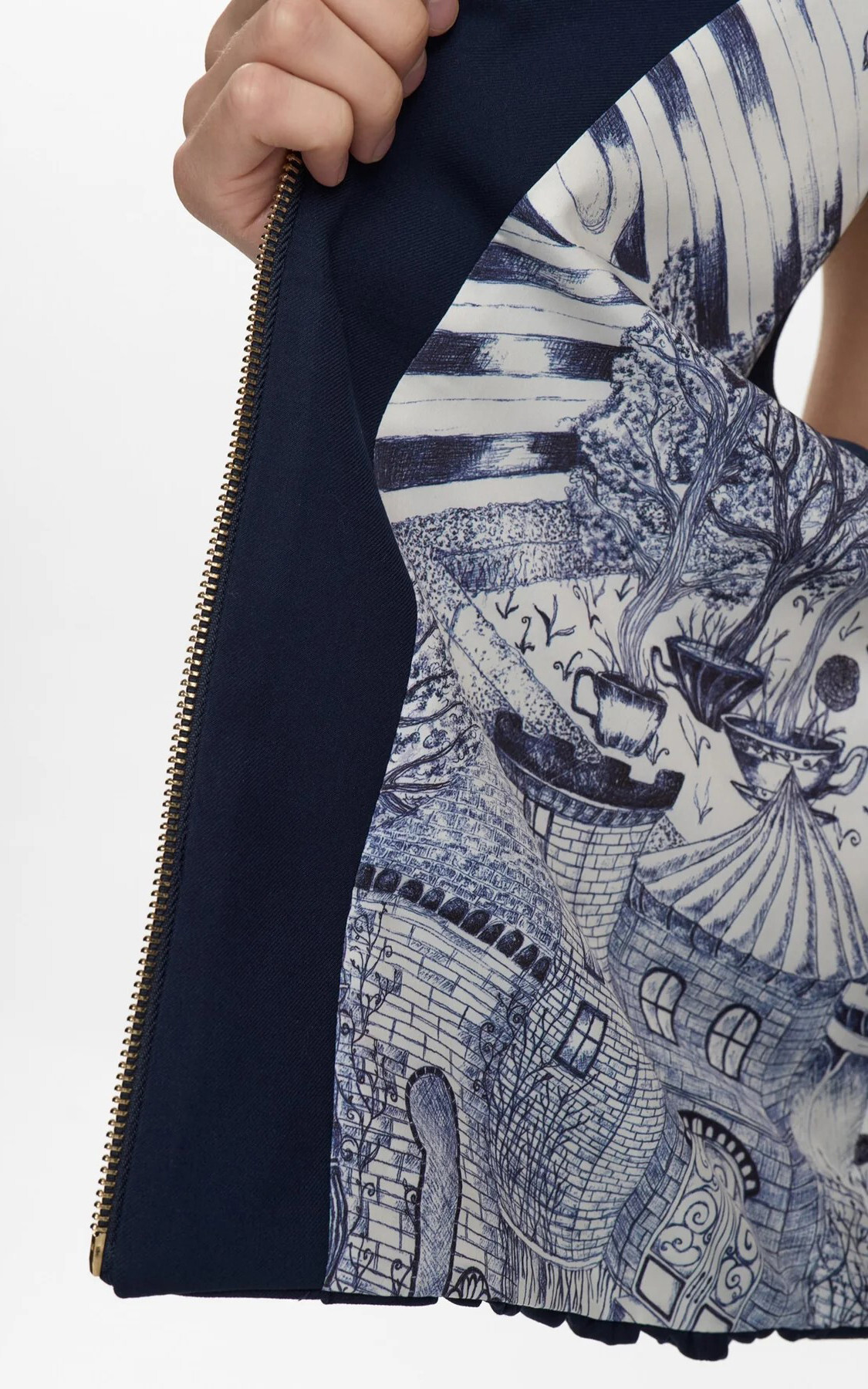 Marineblauw Gilet image