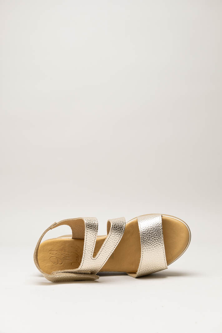 Goud Sandaal sleehak image