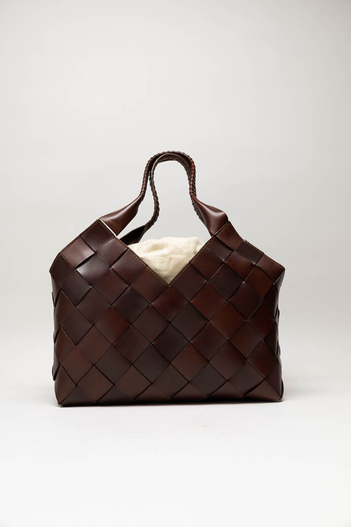 Roestbruin Schoudertas image