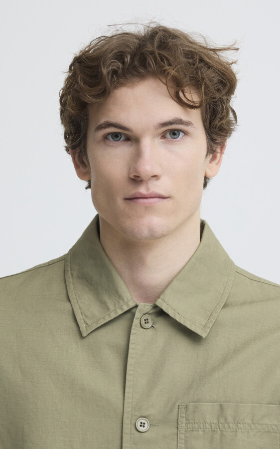 Kaki Overshirt image