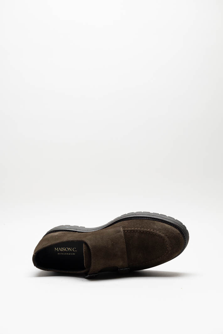 Donkerbruin Gespschoen image