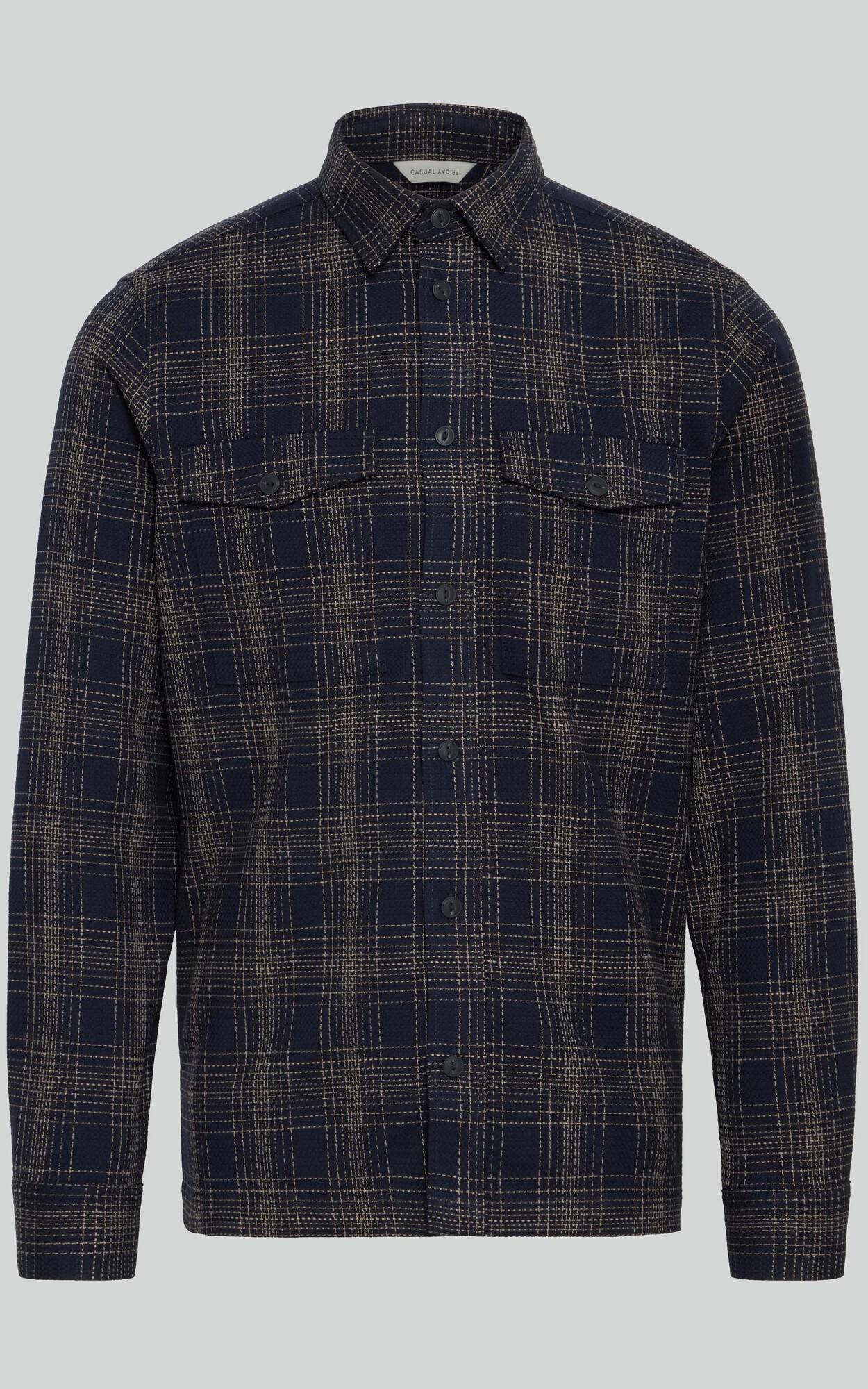 Donkerblauw Hemd