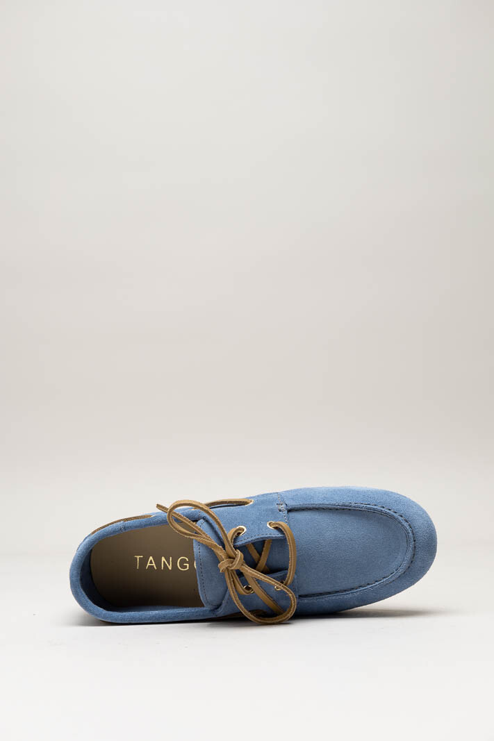 Blauw Bootschoen image