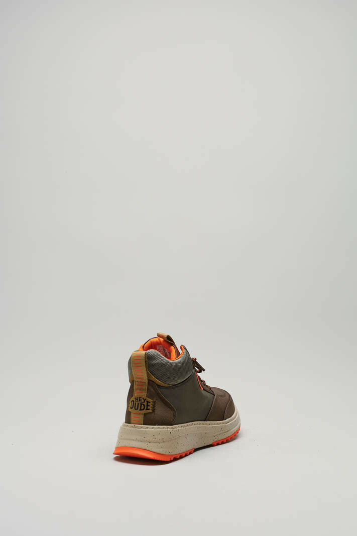 zoom in on Kaki Veterschoen hoog image Kaki Veterschoen hoog image