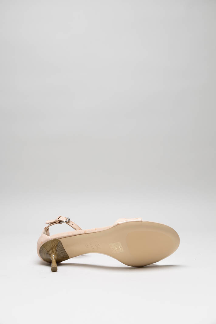 Nude Sandaal hak image