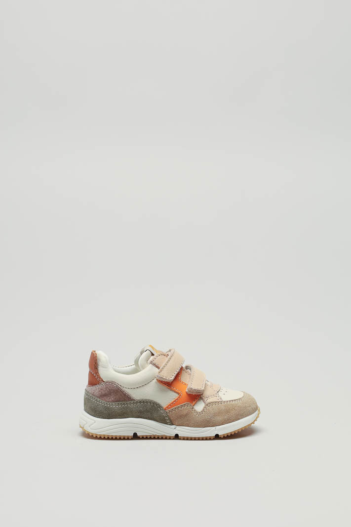 Beige Velcro schoen