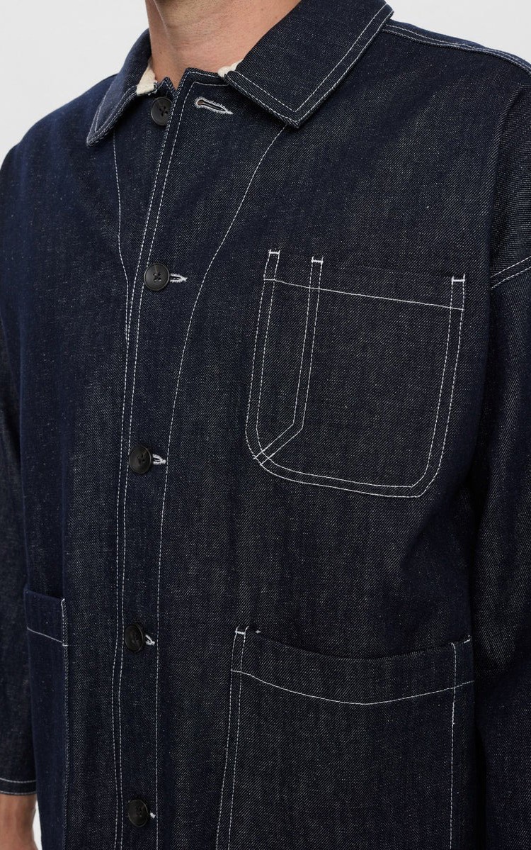 Donkerblauw Overshirt image