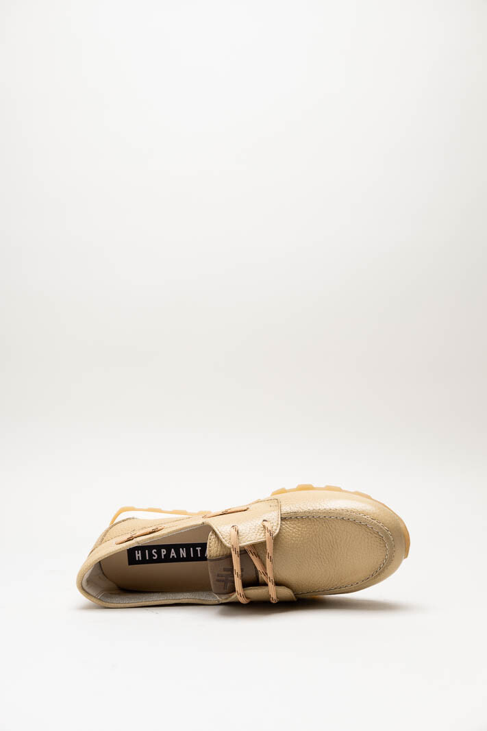 Donkerbeige Veterschoen image