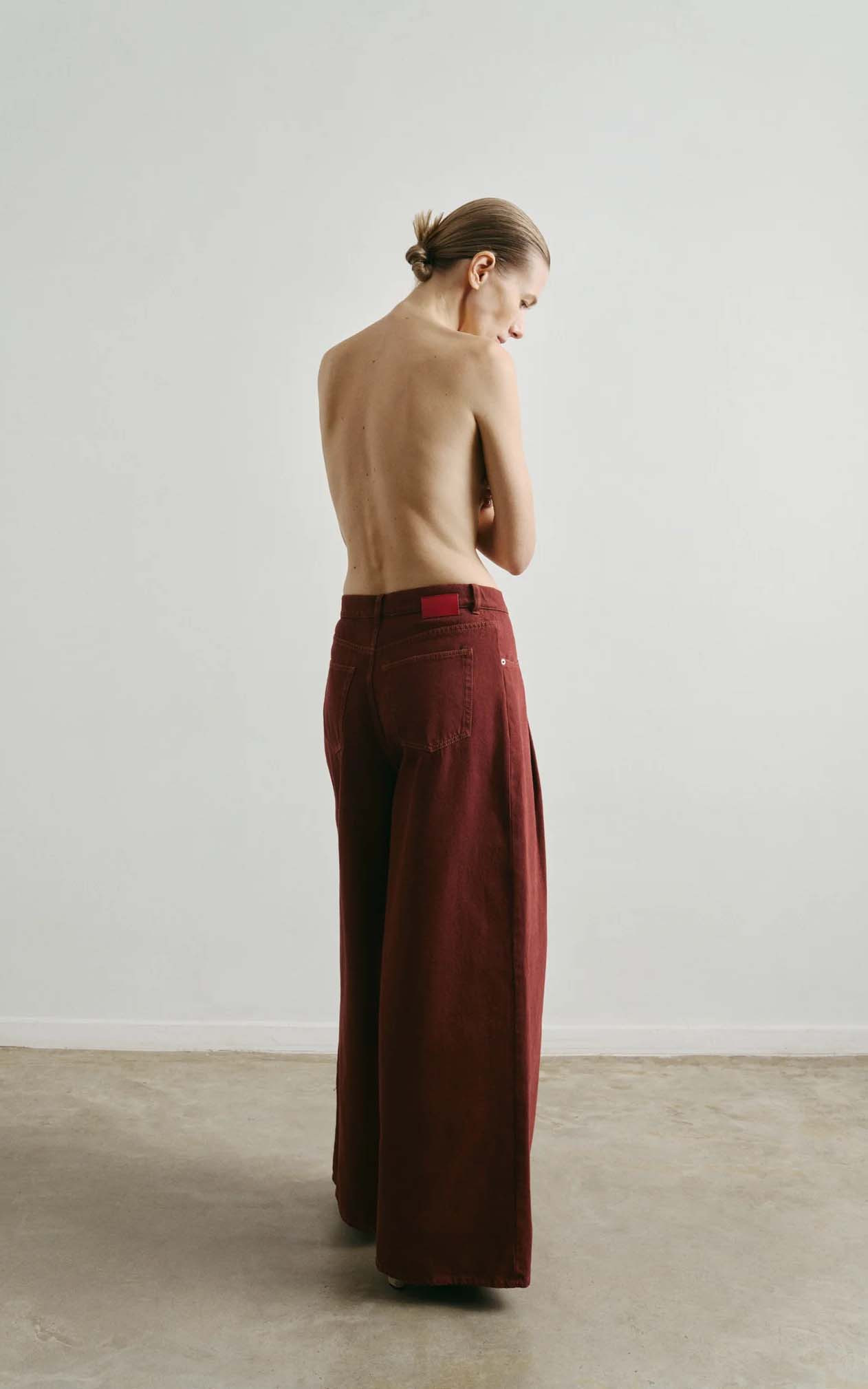 Roestbruin Broek